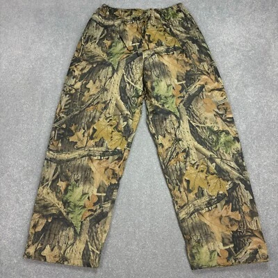 Realtree Trousers Adult Extra Large Brown Camo Baggy Y2K Lined Workwear Pant Men - Image 1 of 4