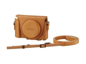 Sony digital camera case cover case light brown LCJ-HWA TIC w/ Tracking Number - Picture 1 of 4