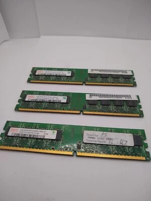 HYNIX 1GB Lot 3 x 1GB 2Rx8 PC2-5300U-555-12 memory card - Image 1 of 3