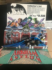 BATMAN Shadow of the Bat ARKHAM ASYLUM promo lot  1992 pop-up ++