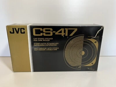 JVC CS-417 Car Stereo Dual Cone Speaker 45  System Vtg NOS NEW - Image 1 of 3