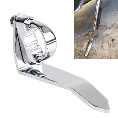 Chrome Kickstand Extension Universal For Honda Yamaha V Star 650 XVS650A Classic Foto 1 de 4