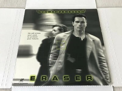 ARNOLD SCHWARZENEGGER-ERASER-1996 LaserDisc LD- Extended PLAYED ONCE IN SHRINK Foto 1 de 4