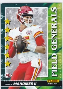 Panini Instant Field Generals 2021 #16 Patrick Mahomes - Chiefs PR 2088 - Imagen 1 de 2