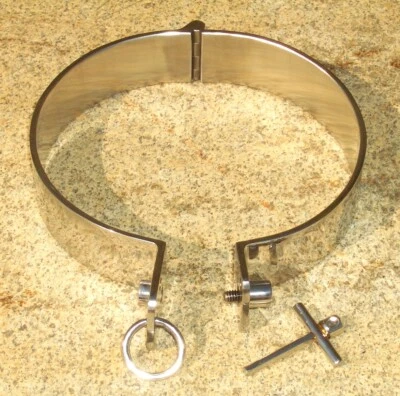 Handschellen Fußschellen by bound KB-938-H neck collar Halsfessel FÜR SAMMLER ! - Bild 1 von 4