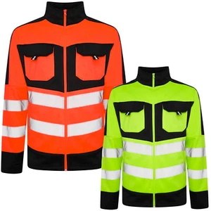 Arbeitsschutzkleidung Sicherheitsjacke Arbeits jacke Warnschutzkleid Warnleuchte - Bild 1 von 10