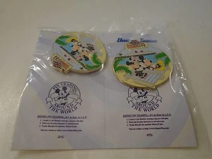  Disney Cruise Line Castaway Club Pins One to Keep One to Trade 2 Two Mint - Bild 1 von 3