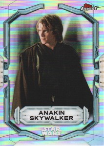 2022 Star Wars Finest Trading Card Refractor #5 Anakin Skywalker