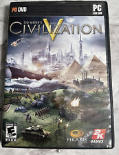 Sid Meier's Civilization V (PC Game DVD-ROM, 2010) W/Manual & Tech Tree Poster