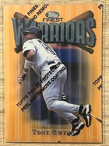 TONY GWYNN Gold! 1997 TOPPS FINEST #169 Rare SP 1:24 PACKS Padres
