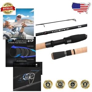 Lightweight 5.5ft Spinning Rod - Travel-Friendly, Durable Carbon Fiber Design - Picture 1 of 10