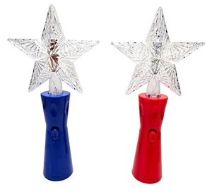 Light-Up Star Magic Wand (10 Inch) Plastic Spinning Toy for Kids with Batteries - Picture 1 of 13