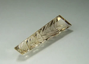 Natural Citrine. Illusion Cut. 22 cts.  - Picture 1 of 1