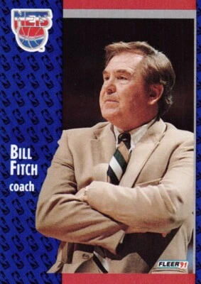 1991-92 Fleer Basketball- #132 Bill Fitch - Image 1 of 2