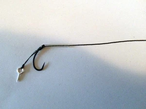 5 anti eject bait screw hair rigs PTFE coated hooks clear shrink,course,carp, - Picture 1 of 1