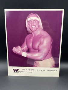 1984 Hulk Hogan Vintage Licensed WWF Signed Autographed 8x10 Debut Promo Photo - Picture 1 of 4