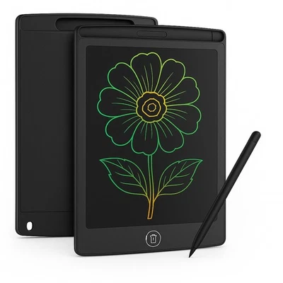 8.5" Electronic LCD Digital Writing Tablet Drawing Board Childrens Learning Toy - Image 1 of 4