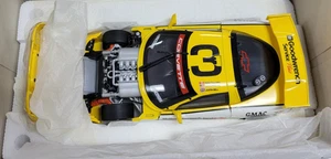 2000 Corvette Racing 1:18 C5-R Chevy Goodwrench Plus NASCAR #3 gelb/weiß Auto - Bild 1 von 8