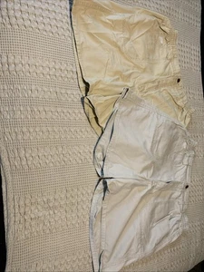 Lot Of 2 Lee Made In USA Size 18M High Waisted Shorts - Picture 1 of 22