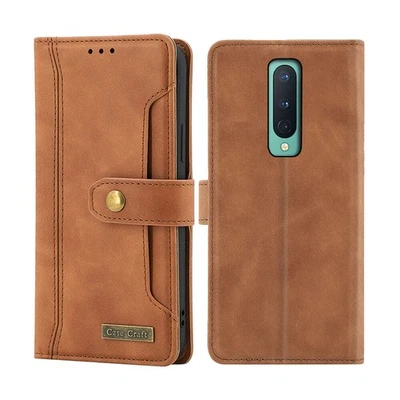 OnePlus 8 Notebook Style Card Case,Leather Magnetic Flip Phone CaseFor OnePlus 8 - Image 1 of 4