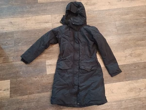 Womens Patagonia City Storm Parka black down sz. S - Picture 1 of 7