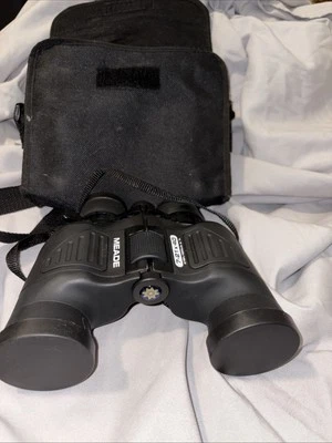Meade Binoculars With Case, Carrying Strap, And Lens Covers - Image 1 of 4