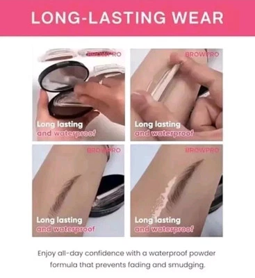 Browpro Eyebrow Simone Stamp Natural Looking Dark Brown (Lancet Eyebrows) - Image 1 of 4