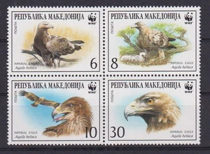 E1325 - Macedonia , Macedonie  -2001  - Vogels/Birds/Birds of pray /  WWF/WNF - Bild 1 von 1