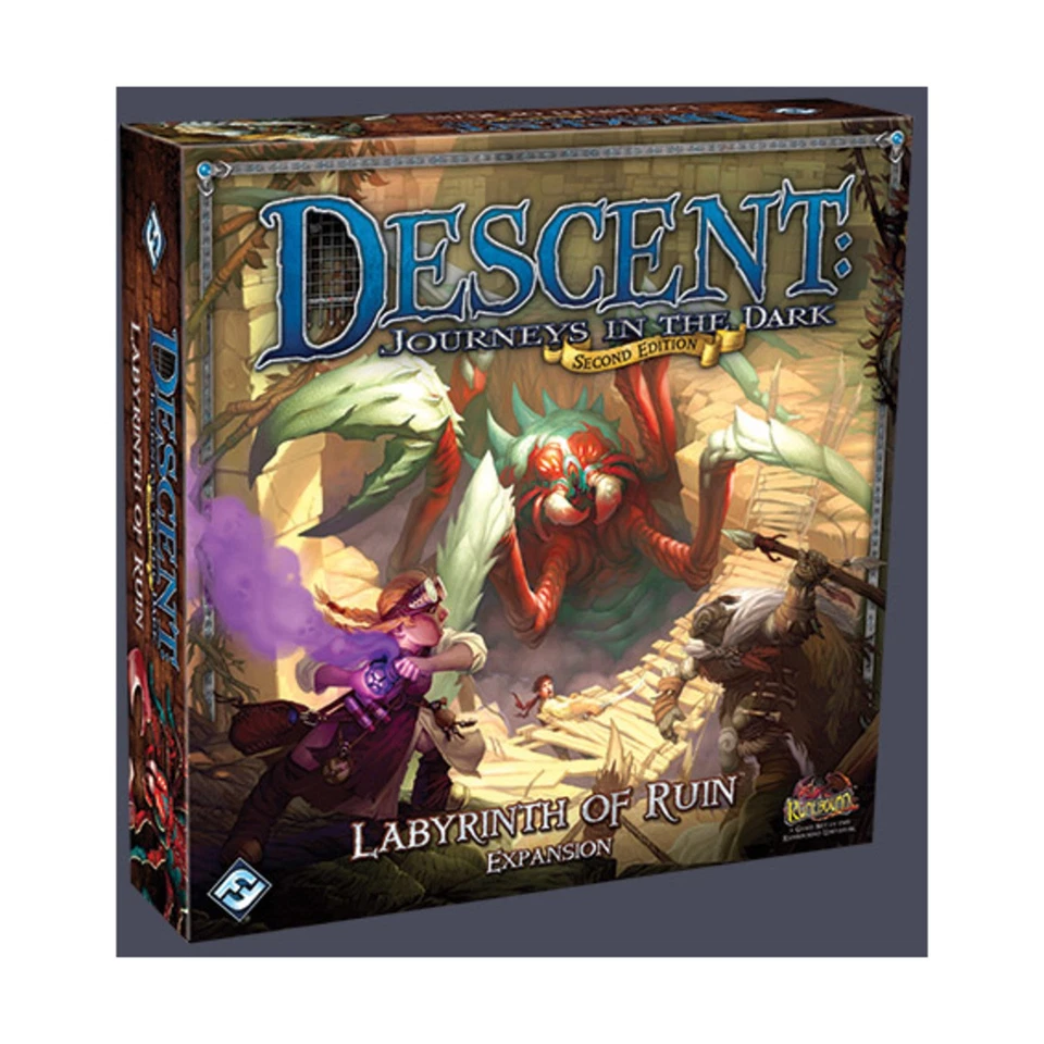 FFG Descent 2ª Edición Laberinto de Ruina Caja VG+/NM - Imagen 1 de 1
