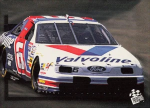 Tarjeta Press Pass Racing NASCAR 1994 #54 Valvoline Ford Thunderbird Car No. 6 - Imagen 1 de 2