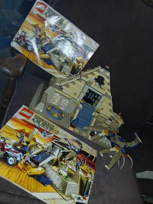 Vintage Lego Pharaohs Quest Skorpion Pyramide 7327 mit Anleitung *RAR* - Bild 1 von 4