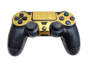 Controller PS4 Sony Playstation OEM doppio shock nero e oro - Foto 1 di 4