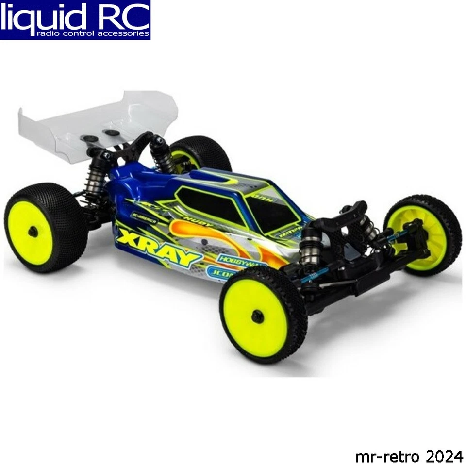 JConcepts 0645 S15 - XRAY XB2 2024 w/carpet turf dirt wing Clear - Image 1 of 1