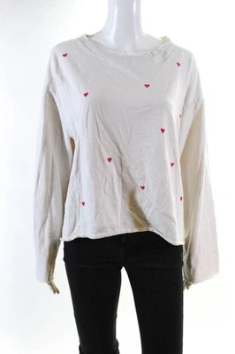 Sundry Womens Hearts Raw Boxy Sweatshirt Size 6 12049770 - Image 1 of 4