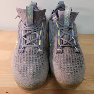 Nike Air VaporMax 2021 Flyknit Schuhe Herren Größe 8,5 grau Volt Laufen DH4084-003 - Bild 1 von 12