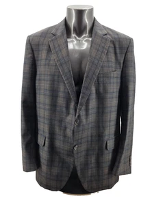 Blazer Peter Millar 46R Marrón Gris Lana a Cuadros Para Hombre Abrigo Deportivo Chaqueta Blazer - Imagen 1 de 18