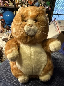 Vintage Prudence 8 Zoll orange weiß Fat Tabby Kätzchen Katze Plüsch rosa Nase Russ Berrie - Bild 1 von 16