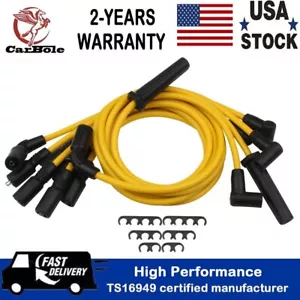 Set of 7 Spark Plug Wires For Chevy Olds Express Van SaVana S10 Pickup Chevrolet - Picture 1 of 8