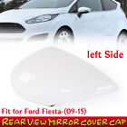 For Ford Fiesta Mk7 2008-17 Left Passenger Side Door Wing Mirror Cover Cap White
