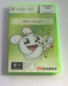 XBOX MICROSOFT XBOX 360 METRO LAST LIGHT FREE POSTAGE π π¦πΊ π¦πΊ - Picture 1 of 1
