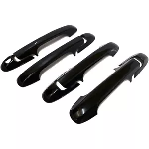 For Honda Accord 2003-2007 4pcs Glossy Black Car Side Door Handle Cover Trim HGR - Foto 1 di 6