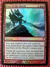 MtG buy_it_now Foil FURY OF THE HORDE 83/155 Coldsnap CSP WORLDWIDE NM- Magic