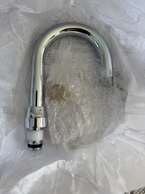 Kohler K-730T70-4AJR-CP Chrome Gooseneck Spout For Wall Mount Lavatory Faucet - Image 1 of 4