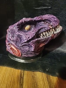 Artista Tinta Firmado Mondo James Groman Zombie T REX Cabeza Sangrienta - Imagen 1 de 10