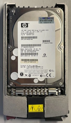 HP 146.8GB 10K RPM Wide Ultra320 SCSI drive (model: BD14686225) - Image 1 of 4