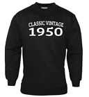 Men's Birthday 1950 Sweatshirt Vintage Year Amend As Required Gift Present 70th