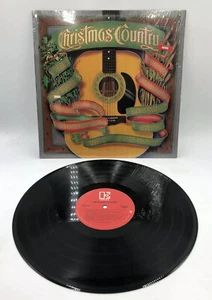 Country Christmas~Various Artist~Elektra Records ~ In Shrink LP - Imagen 1 de 6