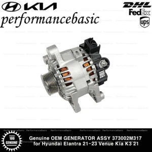 Genuine OEM GENERATOR ASSY 373002M317 for Hyundai Elantra 21-23 Venue Kia K3 21 - Picture 1 of 2