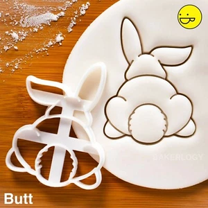 Bunny Butt cookie cutter | rabbit rabbits bunnies Easter Day egg hunt biscuit - Picture 1 of 6