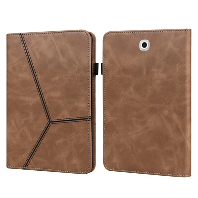 Capa suporte couro flip tablet para Samsung Galaxy Tab S2 9,7" SM-T810 T815 - Imagem 1 de 4